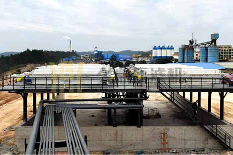 廣西南寧洗砂污水處理現場