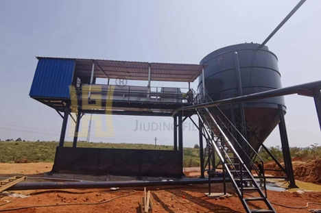 湖南省250平方快開式壓濾機使用現(xiàn)場